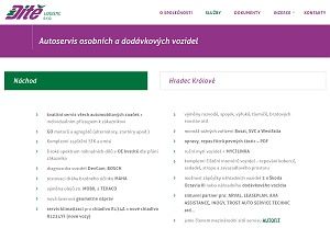 Web ditelogistic.cz