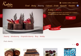 Web Cukrářská výroba Katrin