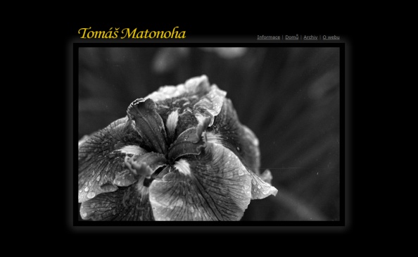 Web Fotoblog Tomáše Matonohy