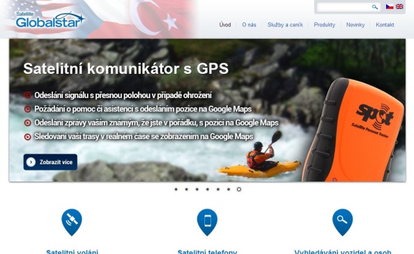 Web SatelliteGlobalstar.cz